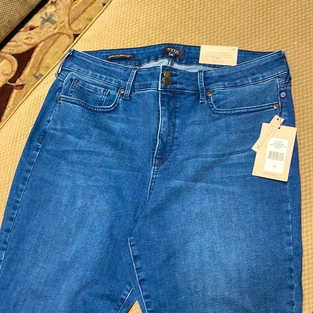 NYDJ jeans.